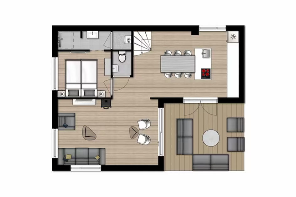 Plattegrond-Duinlodge-6-1 Duinlodge
