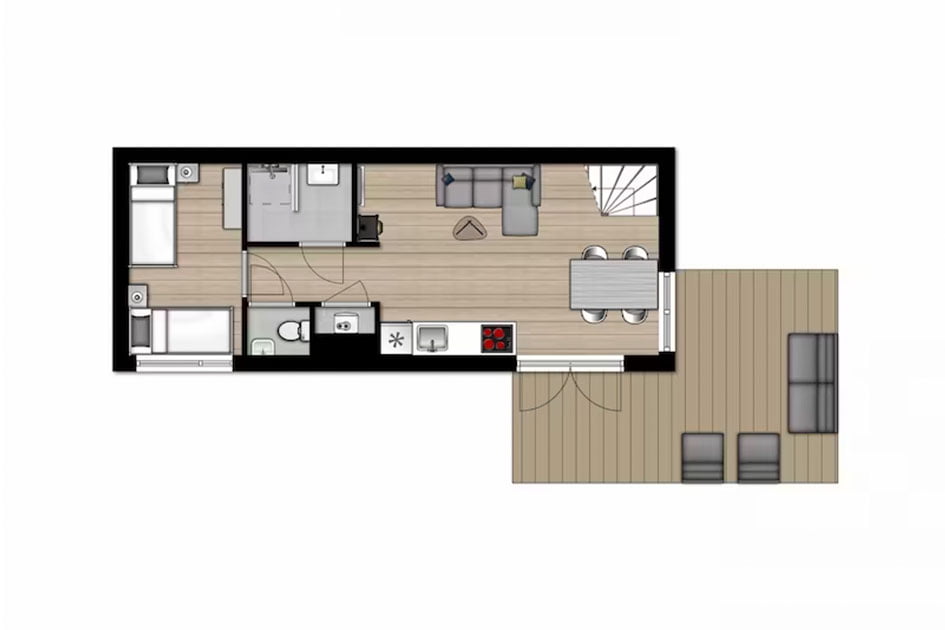 Plattegrond-duinlodge-1 Duinlogde